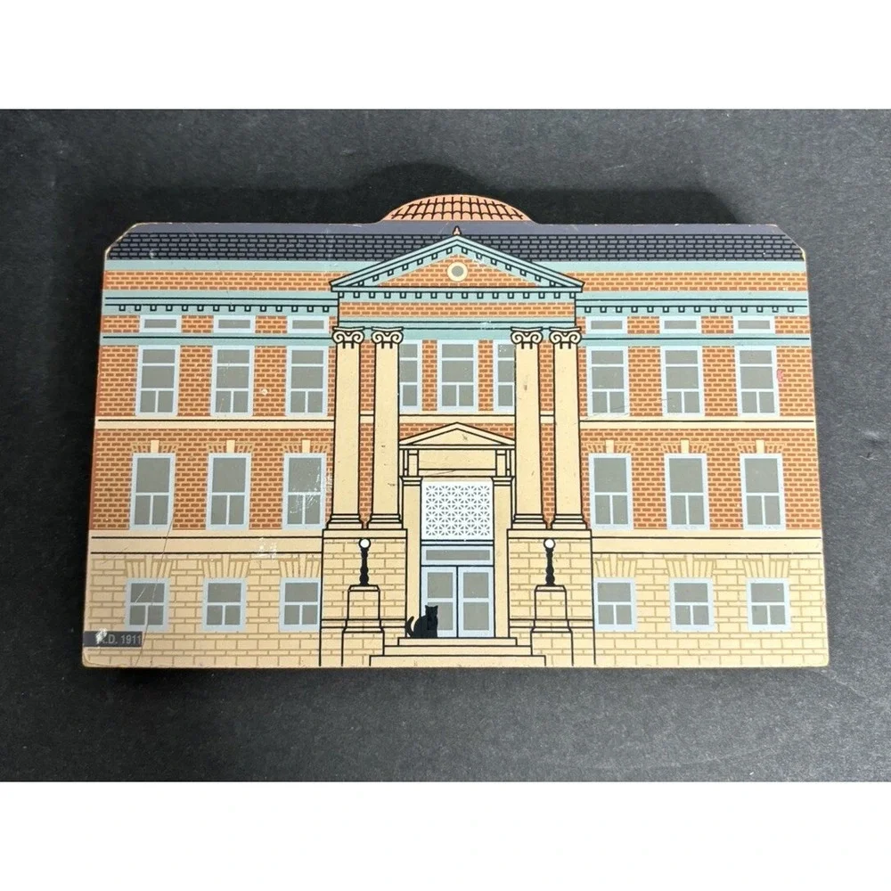 4 Cats Meow Shelf Sitter Buildings Cadillac Michigan Monroe Jaline *READ